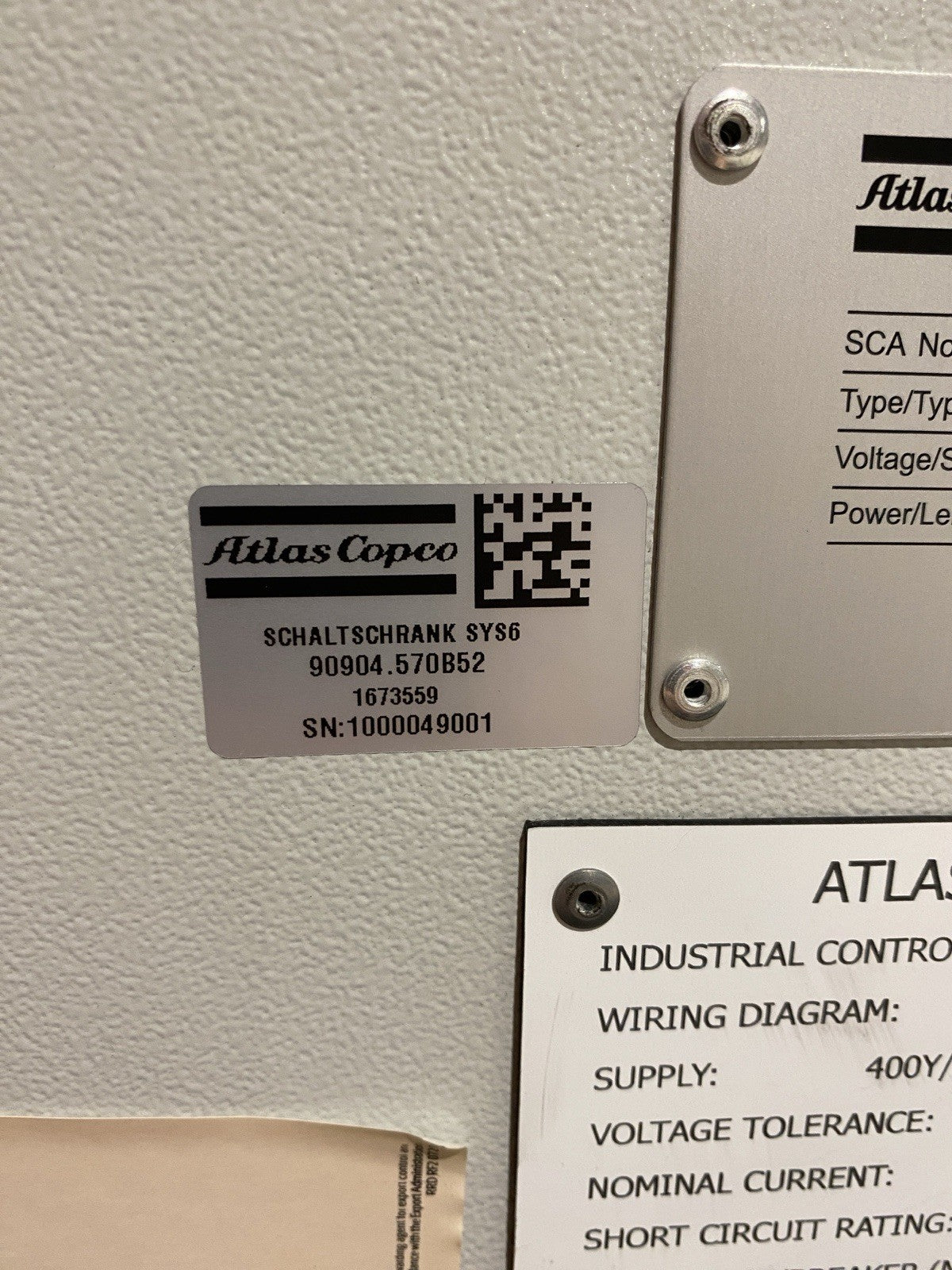 Atlas Copco 90904.570B52 SCA Dispenser Control Panel - Maverick Industrial Sales
