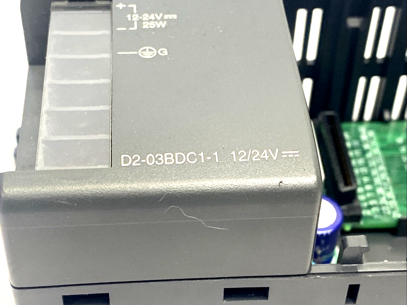 D2-03BDC1-1 | Automation Direct DirectLOGIC DL205 I/O Base 3-Slot, 12-24VDC - Used - Maverick Industrial Sales