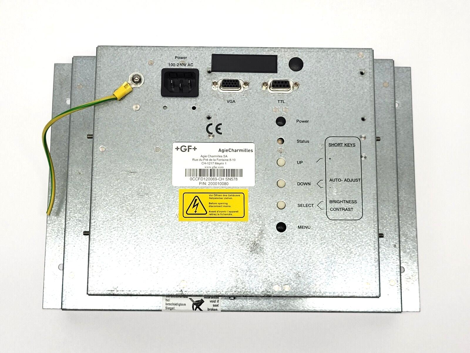 Agie Charmilles 200010080 Control Panel - Maverick Industrial Sales