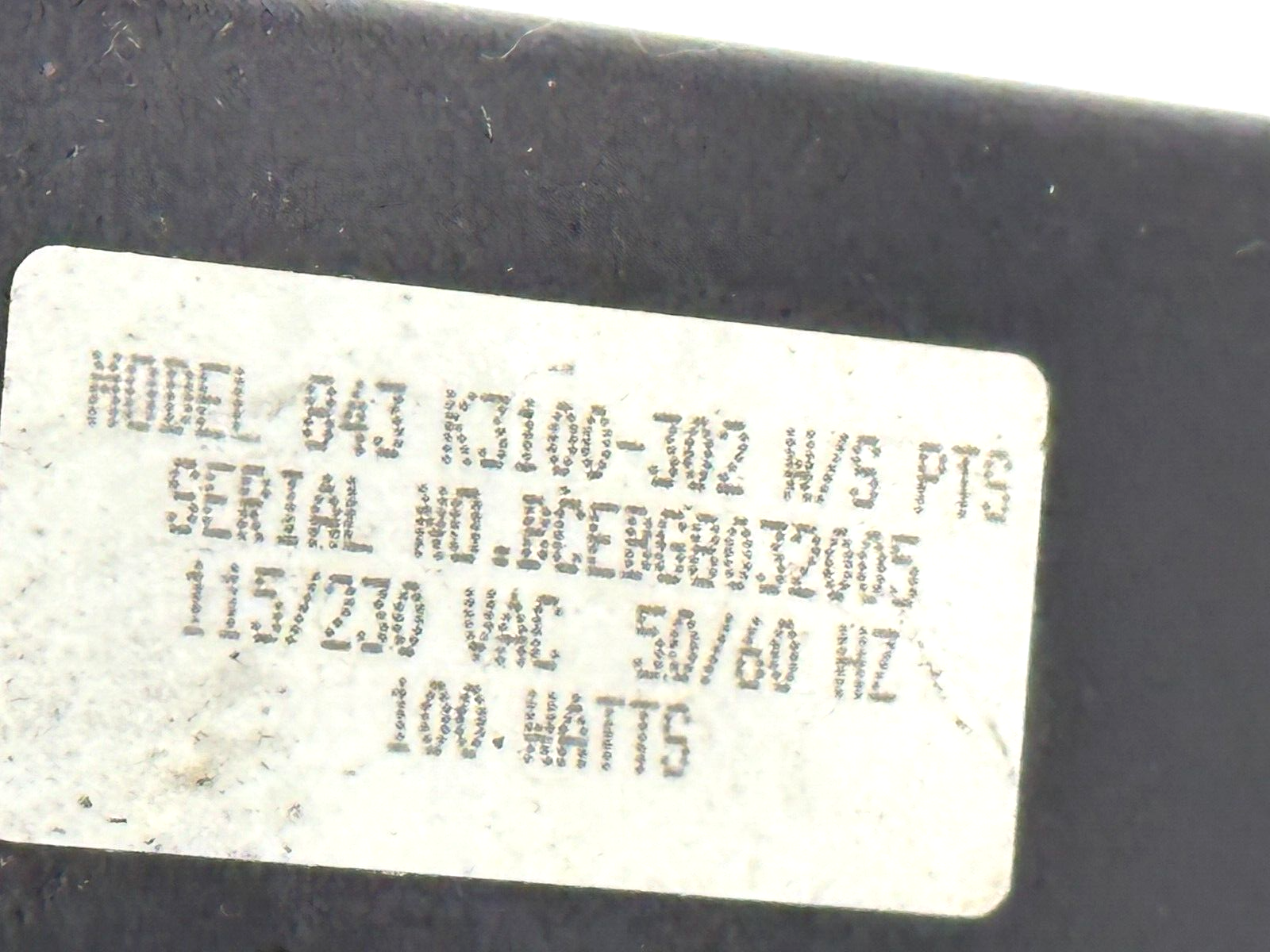 Varian Model 843 K3100-302 W/S PTS Vacuum Ionization Gauge - Maverick Industrial Sales