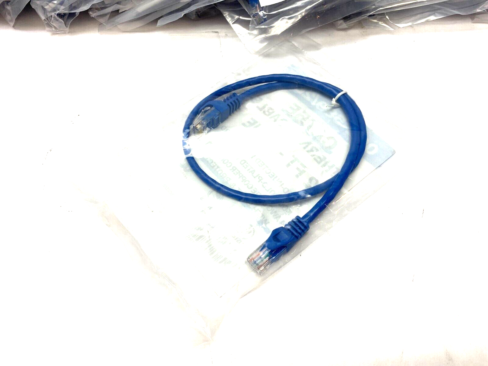 Vertical Cable 092-589/2BL Snagless Ethernet Patch Cable CAT5e 2' LOT OF 29 - Maverick Industrial Sales