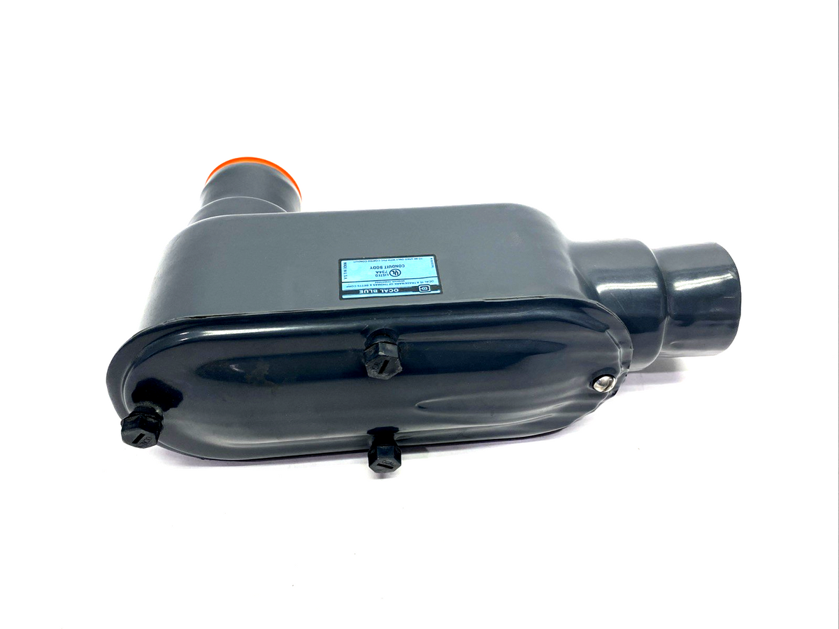 Ocal Blue LB67G Conduit Body, LB Shape Form 7 Metal PVC Coated, Size 2" - Maverick Industrial Sales