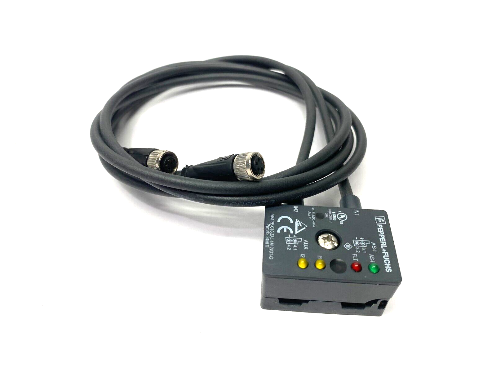 Pepperl+Fuchs VBA-2E-G10-ZAL-1M-2V31-G AS-Interface Sensor Module, 245611 - Maverick Industrial Sales