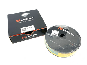 LT101HP | LabelTac  Pro Model High Perf. 10 Year Vinyl Label 1" x 150' /Roll Yellow - New – Open box