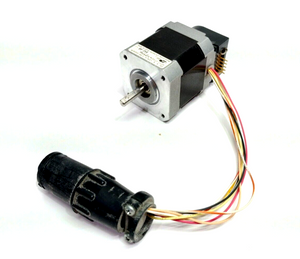 HT17-075D-0500X, HT17-075D | Applied Motion Products HT17-075D Stepper Motor 4VDC 5mm Shaft HT17-075D-0500X - Used