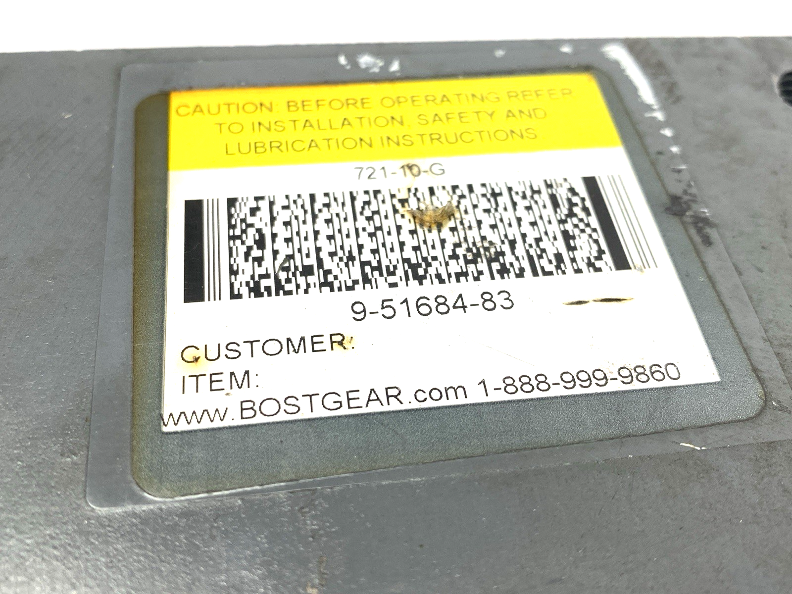 A06B-0127-B575 | GE Fanuc AC Servo Motor 140V 1kW 4.6A, 721-10-G Gear Reducer 10:1 - Used - Maverick Industrial Sales