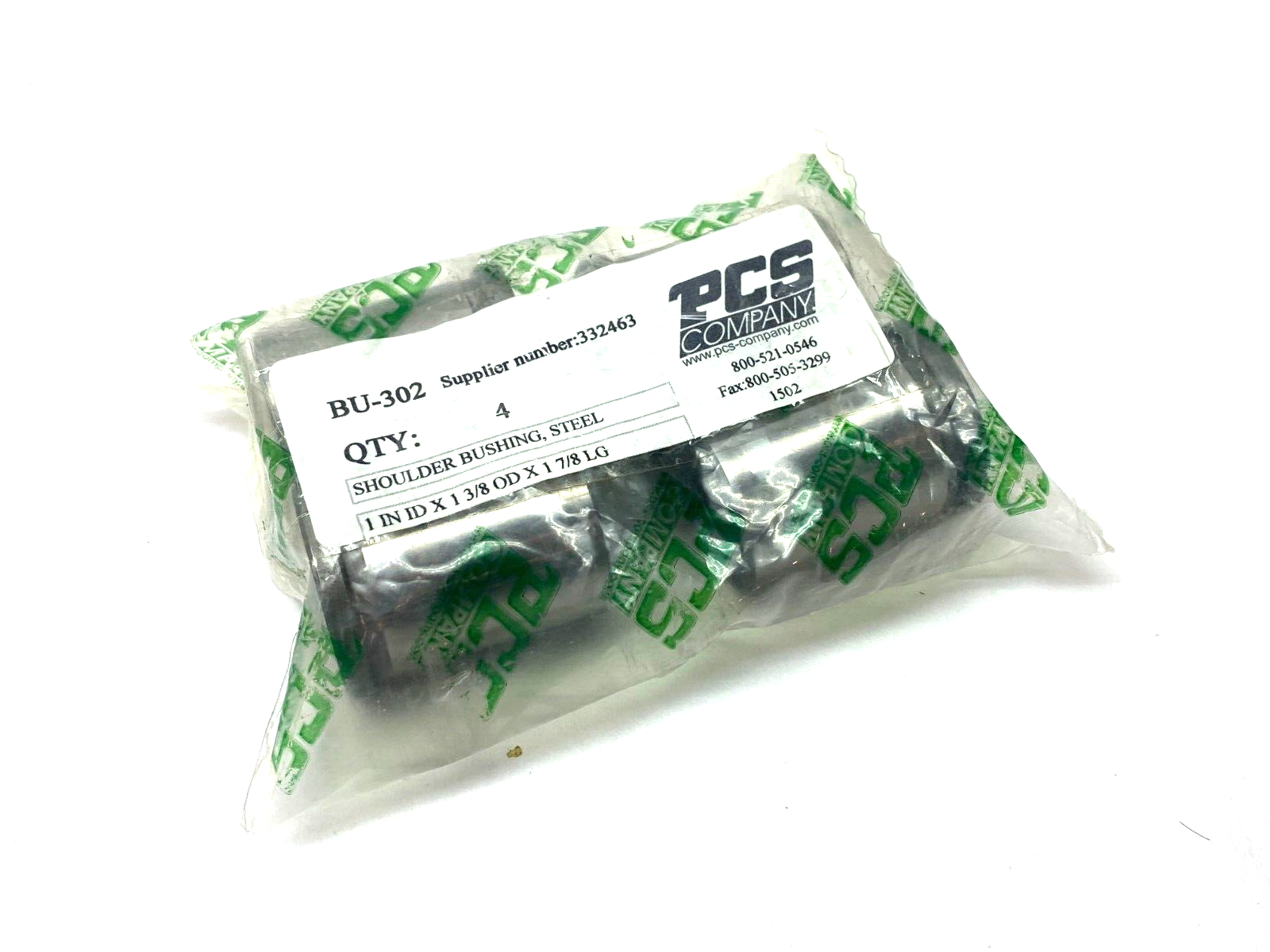 PCS Company BU-302 Hardened & Precision Ground Shoulder Bushing PKG OF 4 - Maverick Industrial Sales