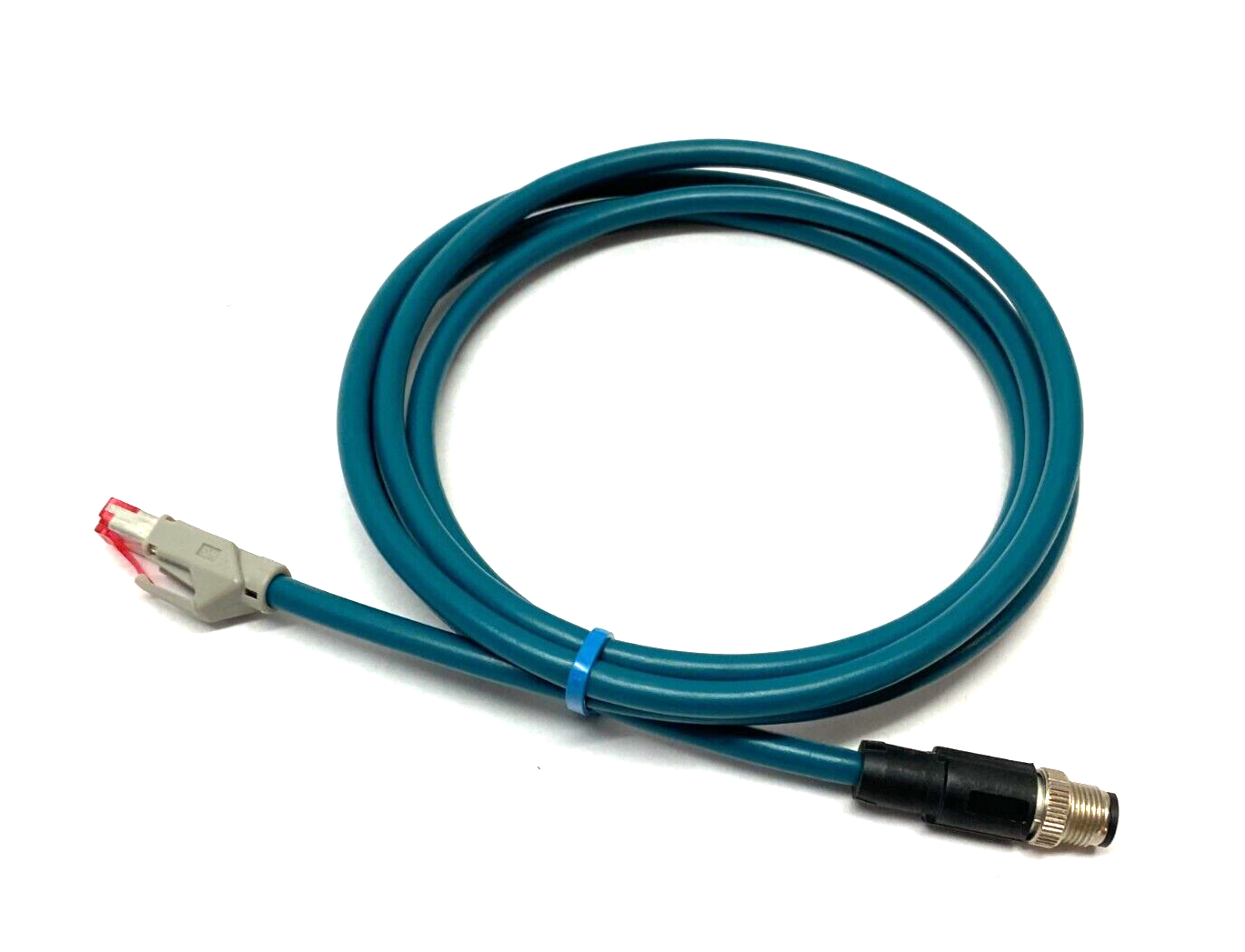 SMC EX9-AC020EN-PSRJ Serial Communication Cable M12 4-Pin Male to RJ45 2m Length - Maverick Industrial Sales