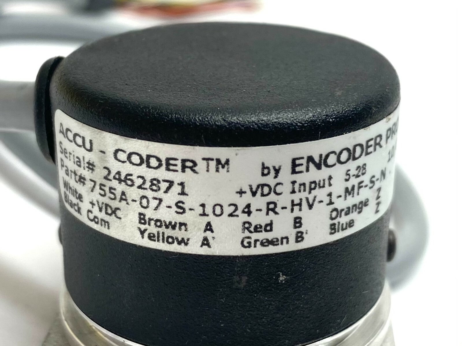 Accu-Coder 755A-07-S-1024-R-HV-1-MF-S-N Encoder - Maverick Industrial Sales