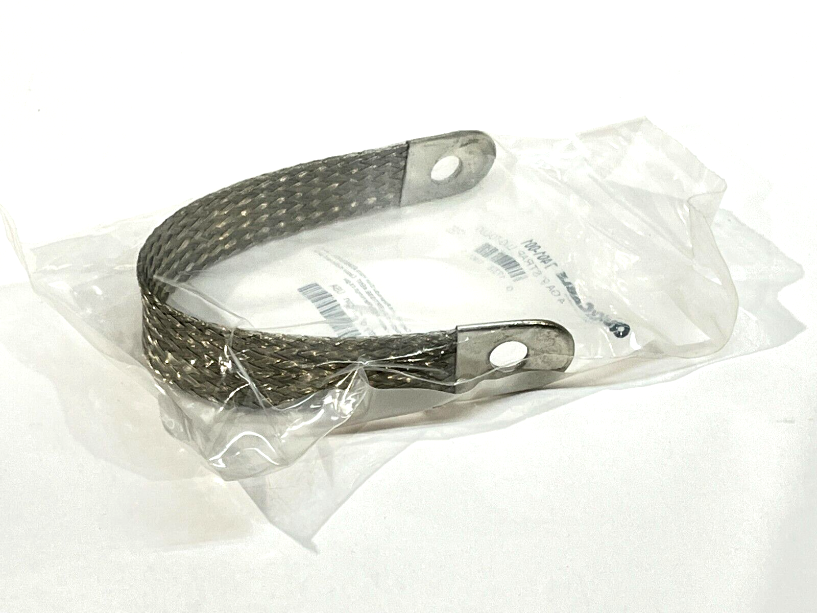 7401-001 | QuickCable Braided Ground Strap 3/8" Hole, 4 Gauge, 9” Lug-To-Lug - New - Maverick Industrial Sales