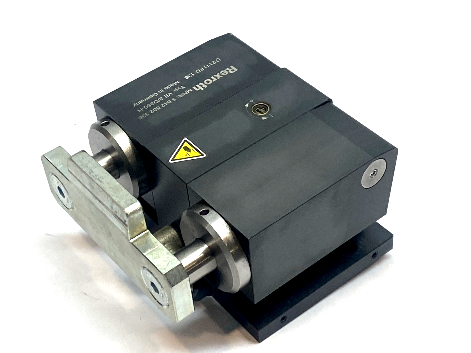 3842532335 | Bosch Rexroth Stop Gate Cylinder VE2/D250-H Pneumatic Conveyor- Used - Maverick Industrial Sales