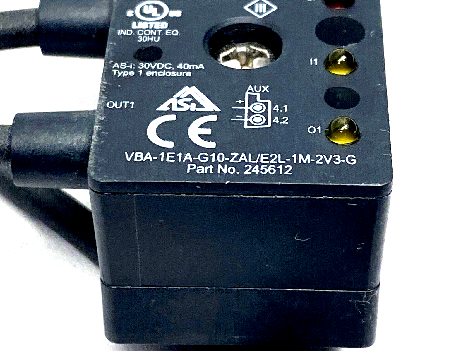 Pepperl+Fuchs VBA-1E1A-G10-ZAL/E2L-1M-2V3-G AS-i Sensor/Actuator Module 245612 - Maverick Industrial Sales