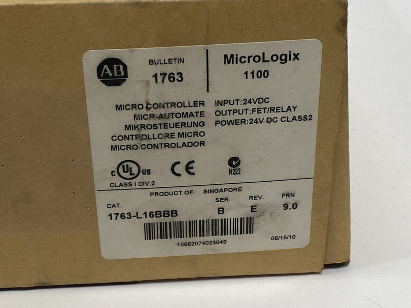 Allen Bradley 1763-L16BBB Ser B MicroLogix 1100 Micro Controller Rev E - Maverick Industrial Sales