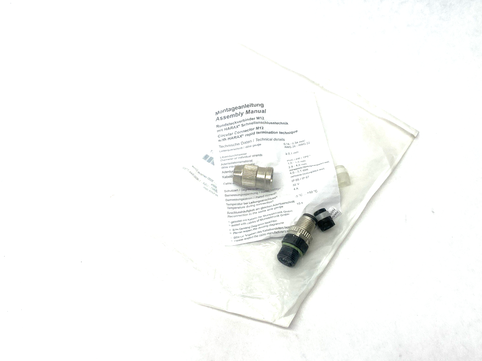 Turck HAS8141-0 Field Wireable Connector A-Coded BS8146-0, U6577, D6905406 - Maverick Industrial Sales