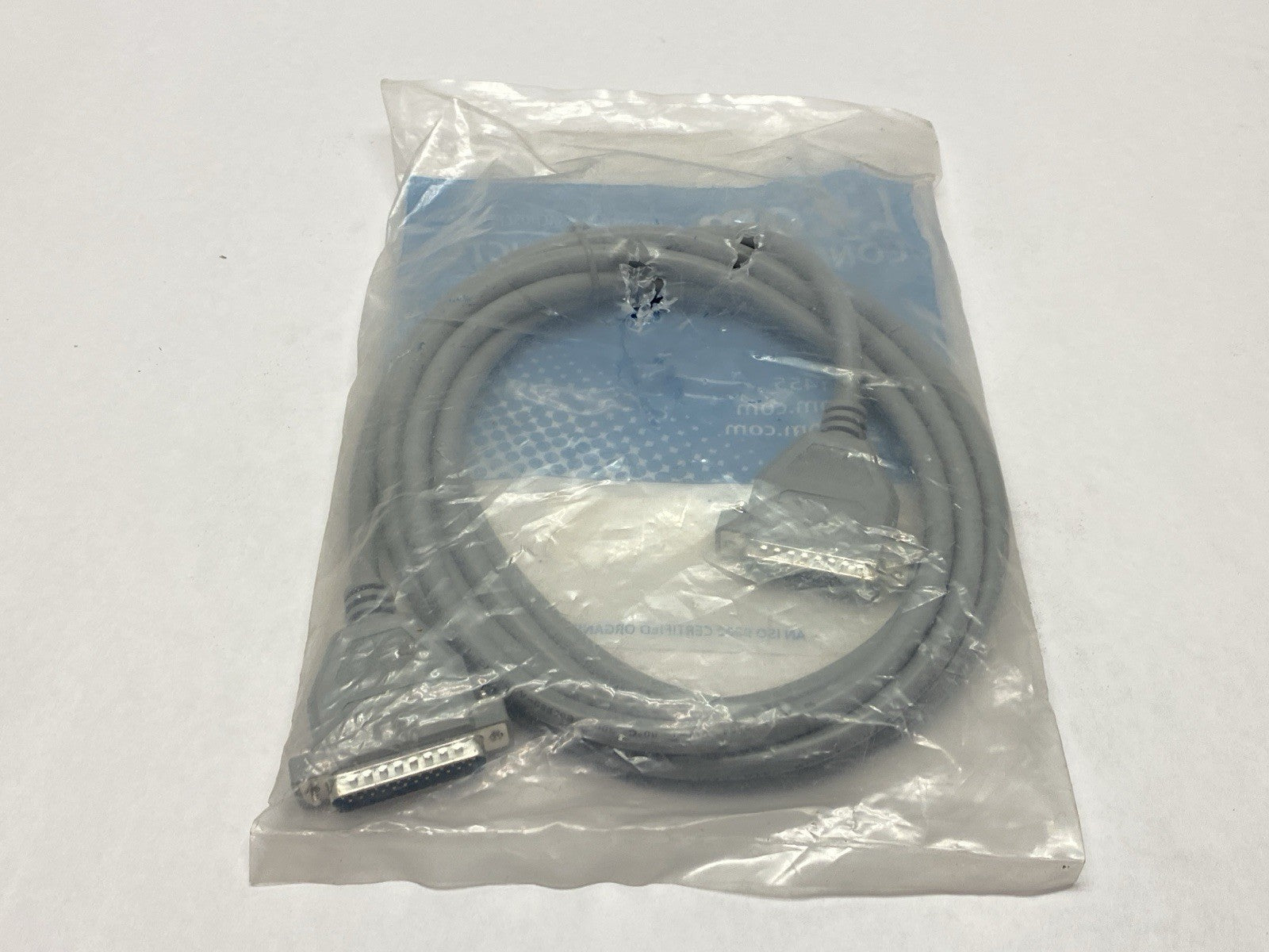 L-Com CSM25MM-10 Economy Molded D-Sub Cable, DB25 Male / Male, 10.0 ft - Maverick Industrial Sales