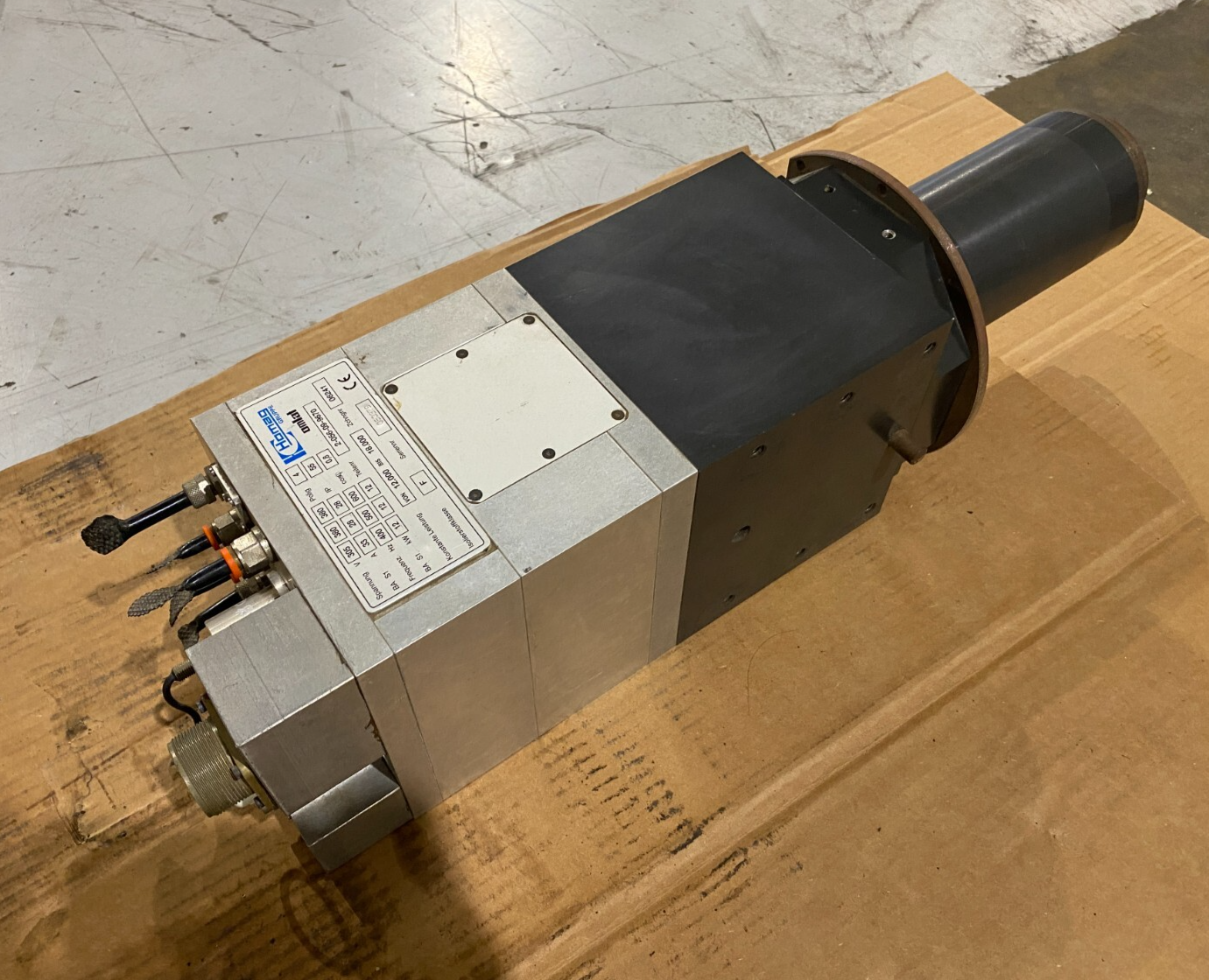 OMLAT Homag 2-056-09-9670 Motorized Spindle 18000 Max rpm 12kW - Maverick Industrial Sales