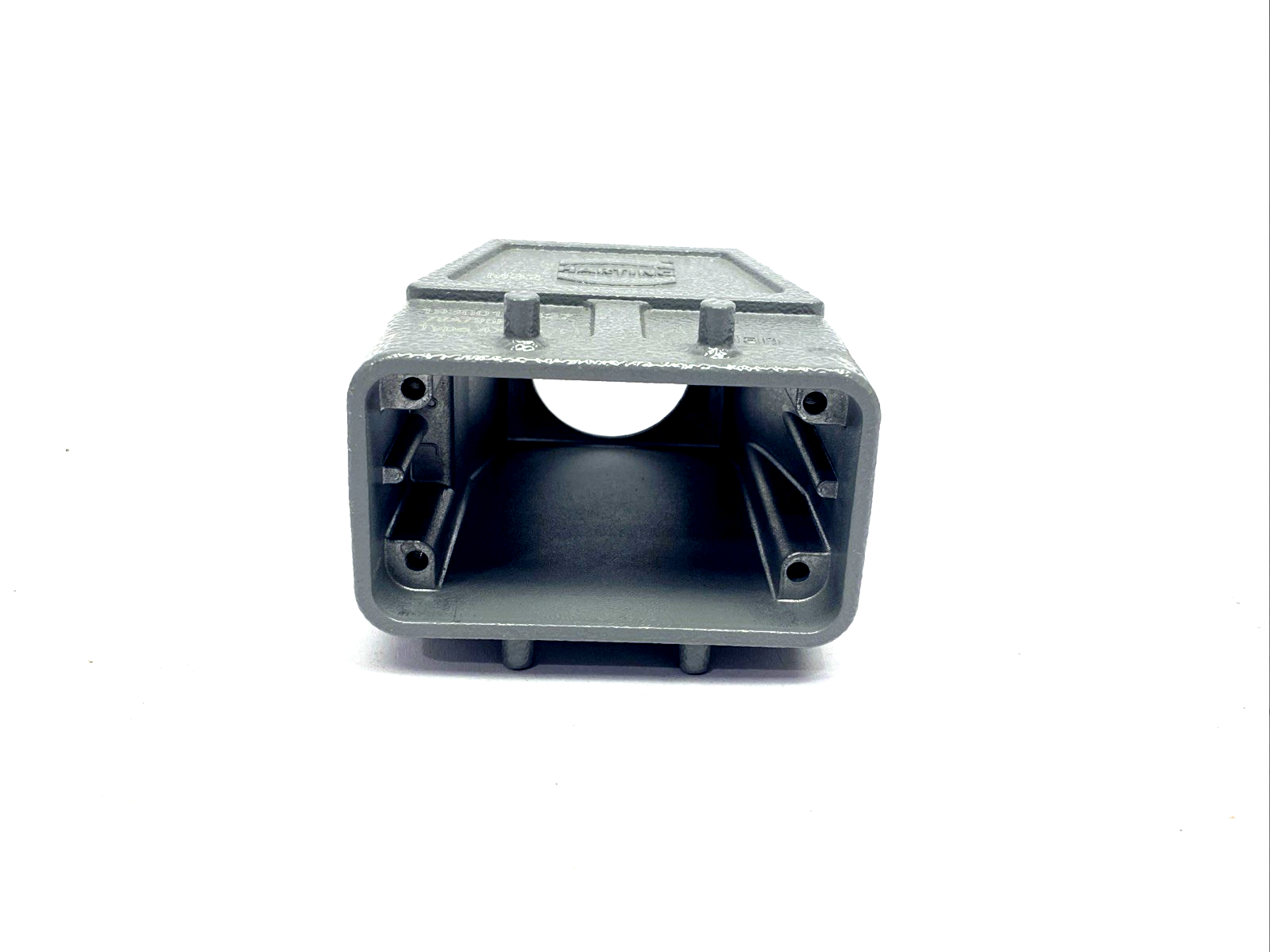 Harting 19300100427 Han B Locking Connector Hood Top Entry HC 4 Pegs M32 - Maverick Industrial Sales