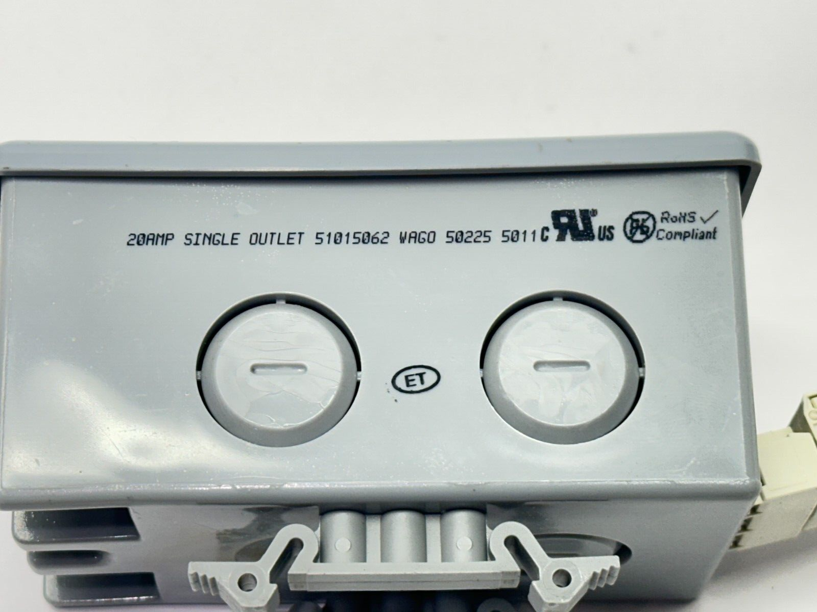 Wago 51015062 Single 20A Outlet 120V - Maverick Industrial Sales