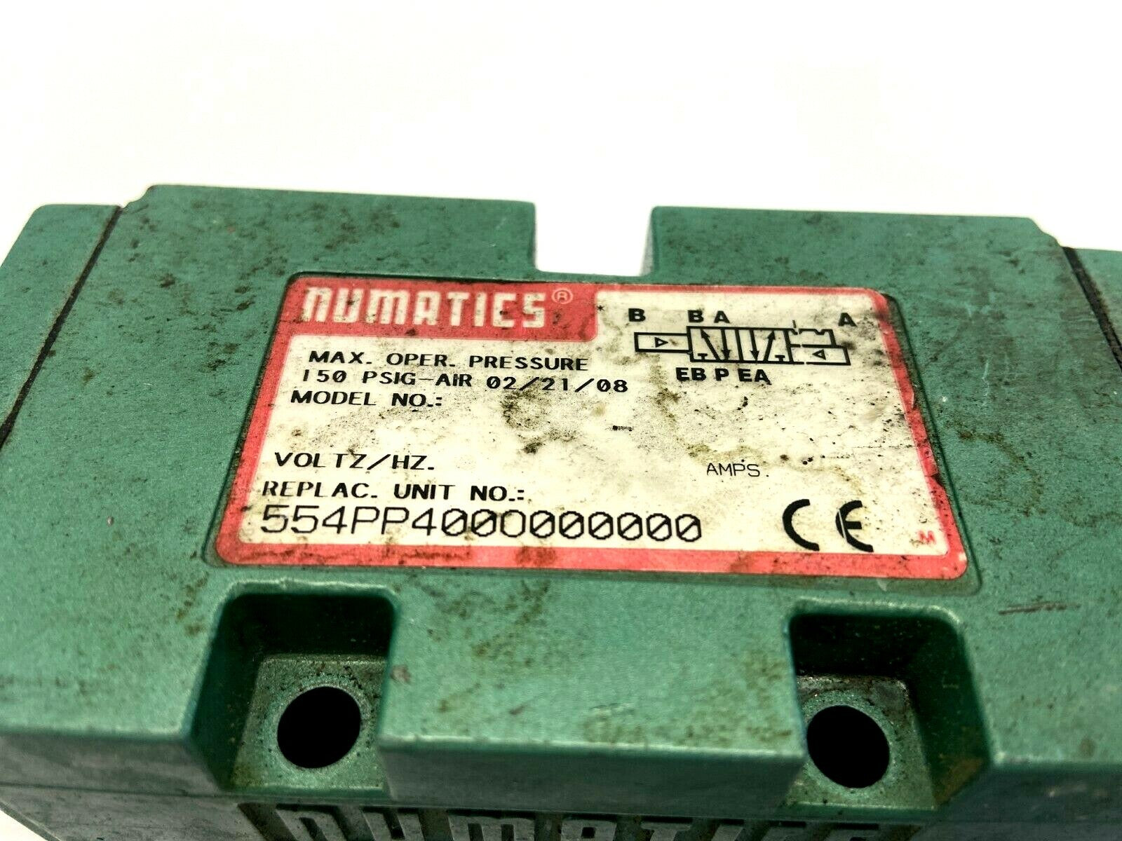 Numatics 554PP400O000000 Pneumatic Pilot Valve - Maverick Industrial Sales