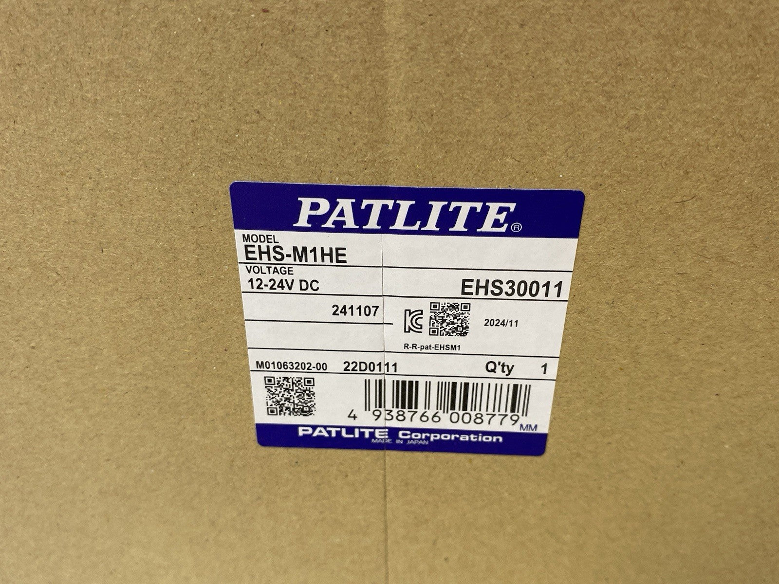EHS-M1HE | Patlite Audible Horn Style Annunciator with 32 Pre-programmed Alarms - New – Open box - Maverick Industrial Sales