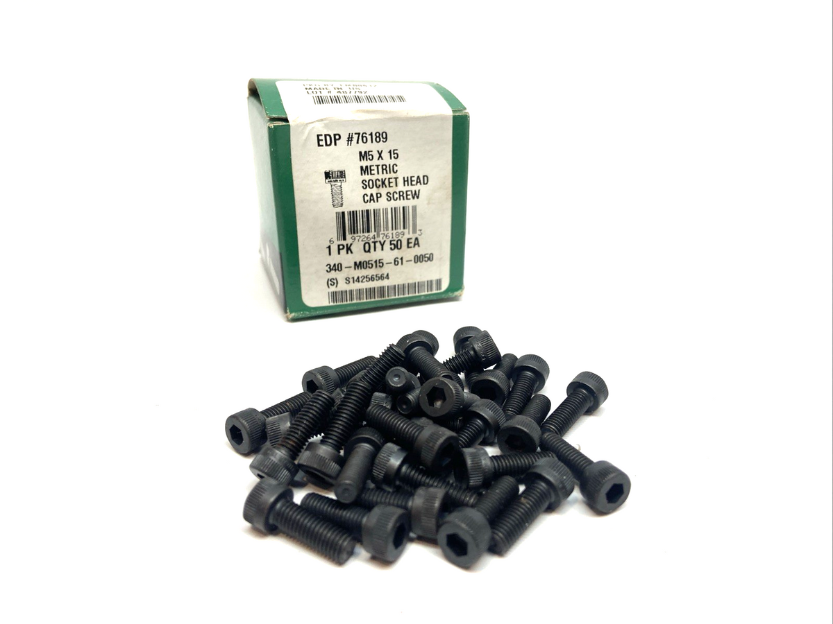 Decorah 340-M0515-61-0050 Metric Socket Head Cap Screw M5 x 15, BOX OF 31 - Maverick Industrial Sales
