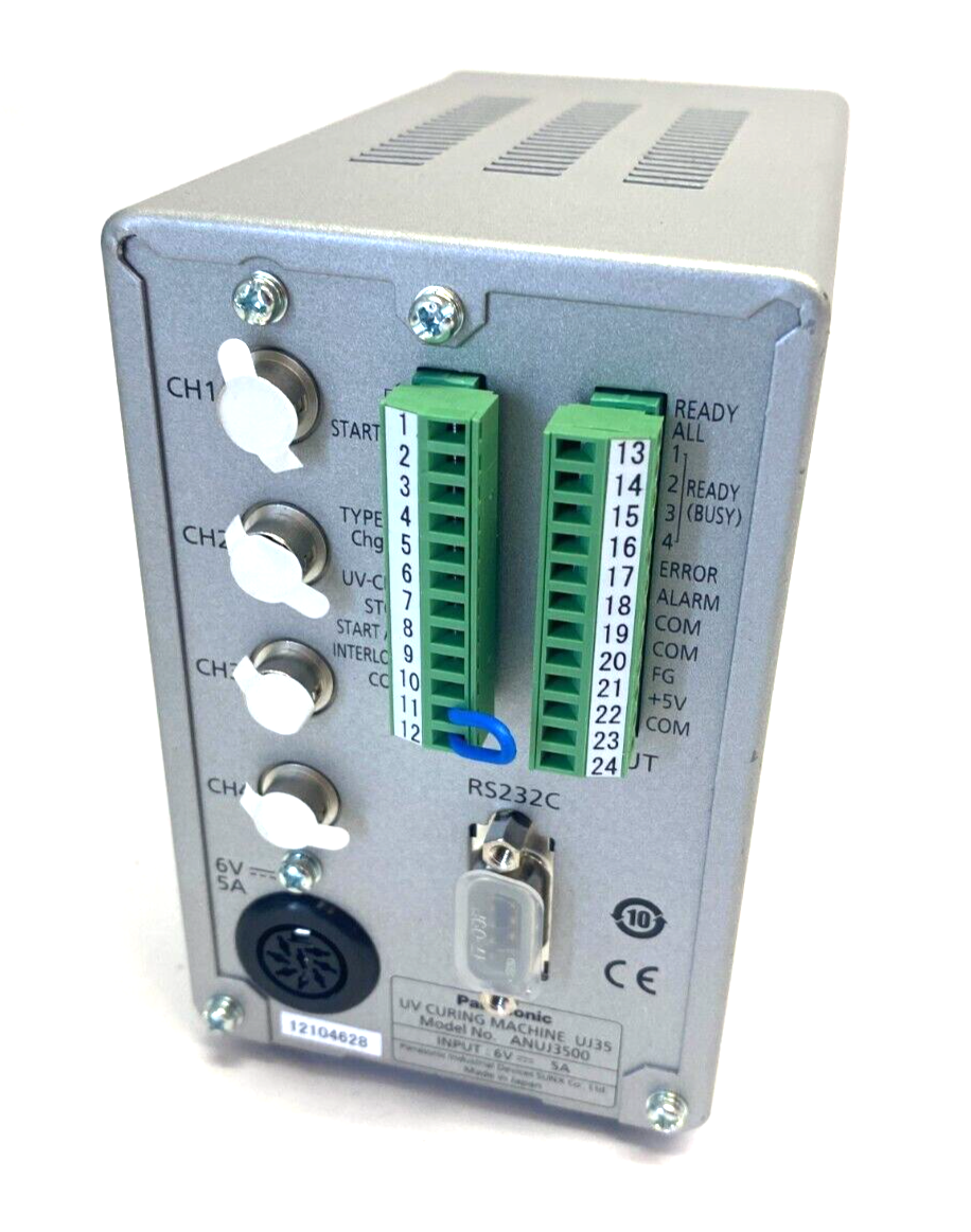 Panasonic ANUJ3500 Aicure LED Spot Type UV Curing Machine 4-Channel UJ35 - Maverick Industrial Sales