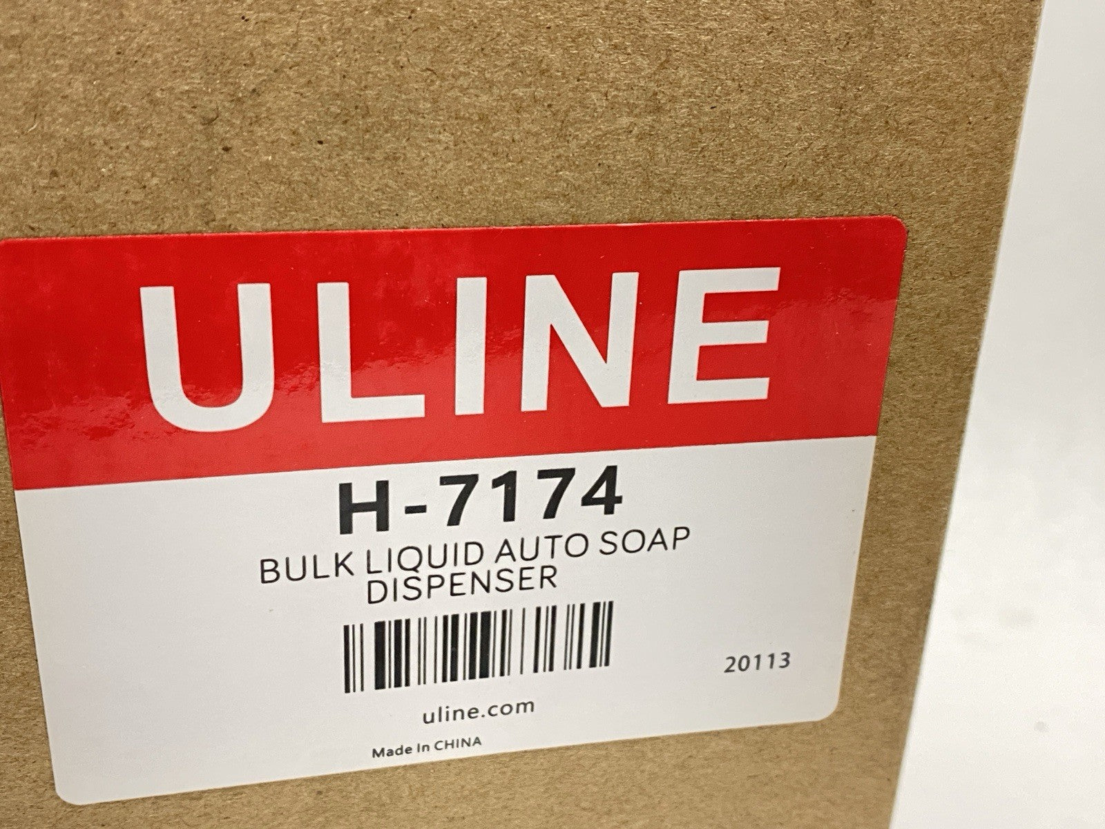 Uline H-7174 Bulk Liquid Soap Auto Wall-Mount Dispenser 34 oz - Maverick Industrial Sales