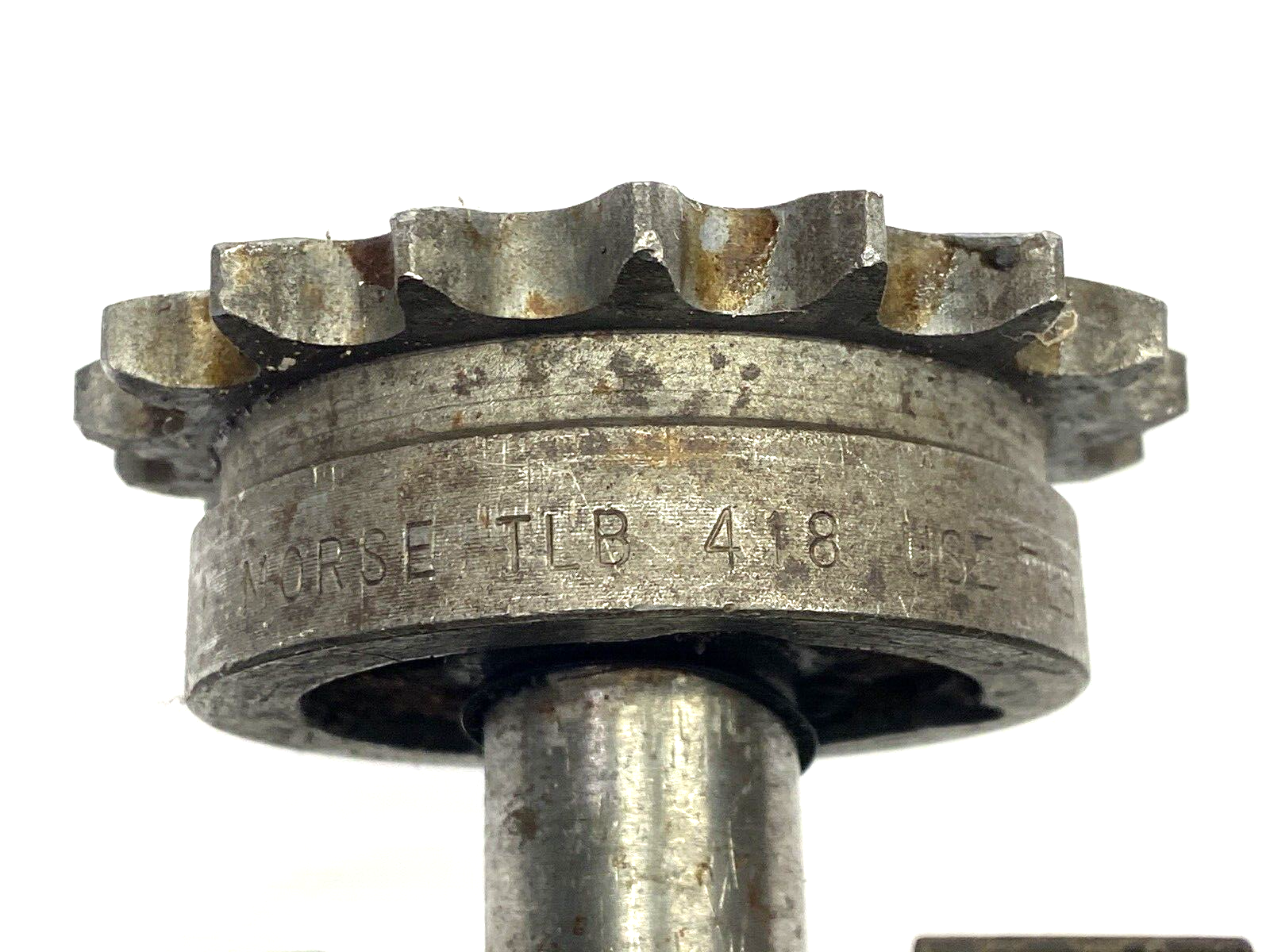 Gast 8AM-NRV-32A Air Motor 2500RPM w/ Morse TLB 418 USE TLB 1210 Gear Sprocket - Maverick Industrial Sales