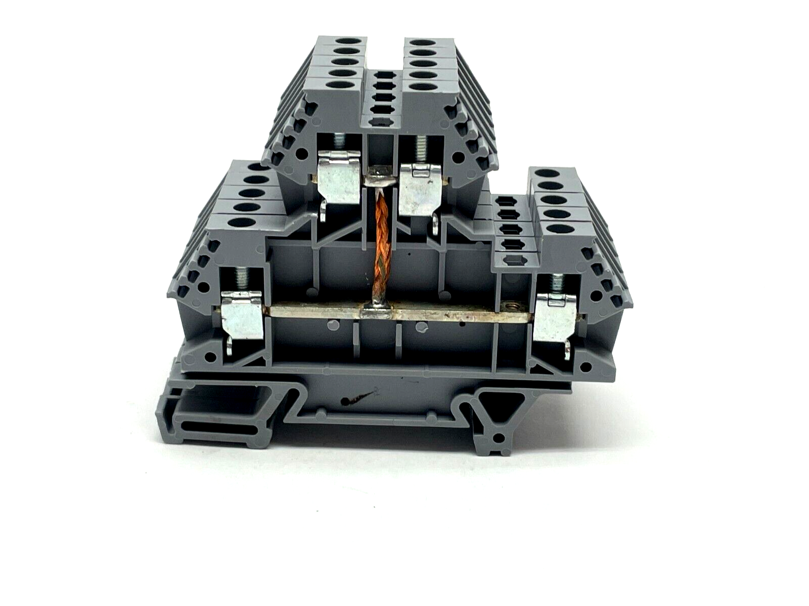 Morsettitalia EURO D4-2 Two Stage Feed-Through Terminal Block 43550 LOT OF 5 - Maverick Industrial Sales