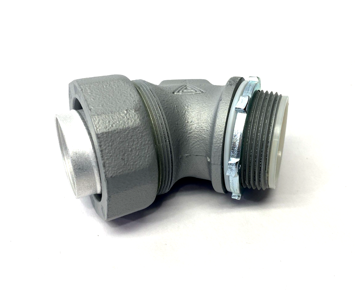 Appleton STB-45150 45 Degree Liquid Tight Conduit Connector 1-1/2" - Maverick Industrial Sales