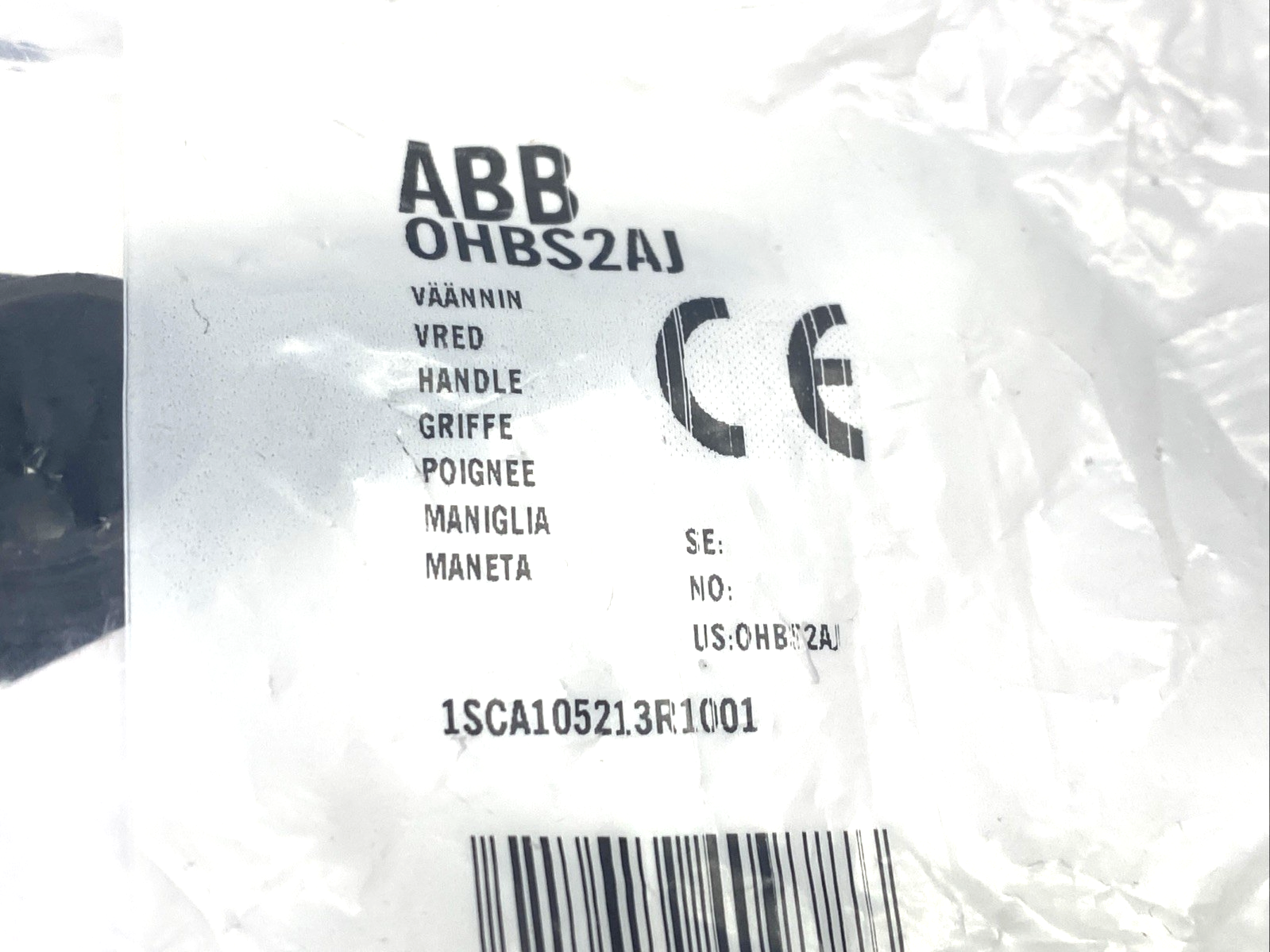 ABB OHBS2AJ Disconnect Switch Selector Handle 1SCA105213R1001 - Maverick Industrial Sales