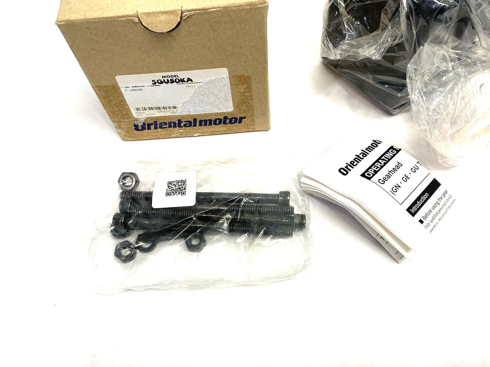 5GU50KA | Oriental Motor Gearhead Parallel Shaft (50:1) 5/8" Shaft Diameter - New - Maverick Industrial Sales