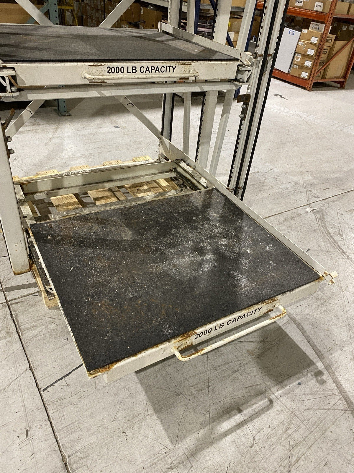 SI 2000 42X34-2-60 | Proper Storage Systems Manual Roll Out Storage Die Shelving - Used - Maverick Industrial Sales