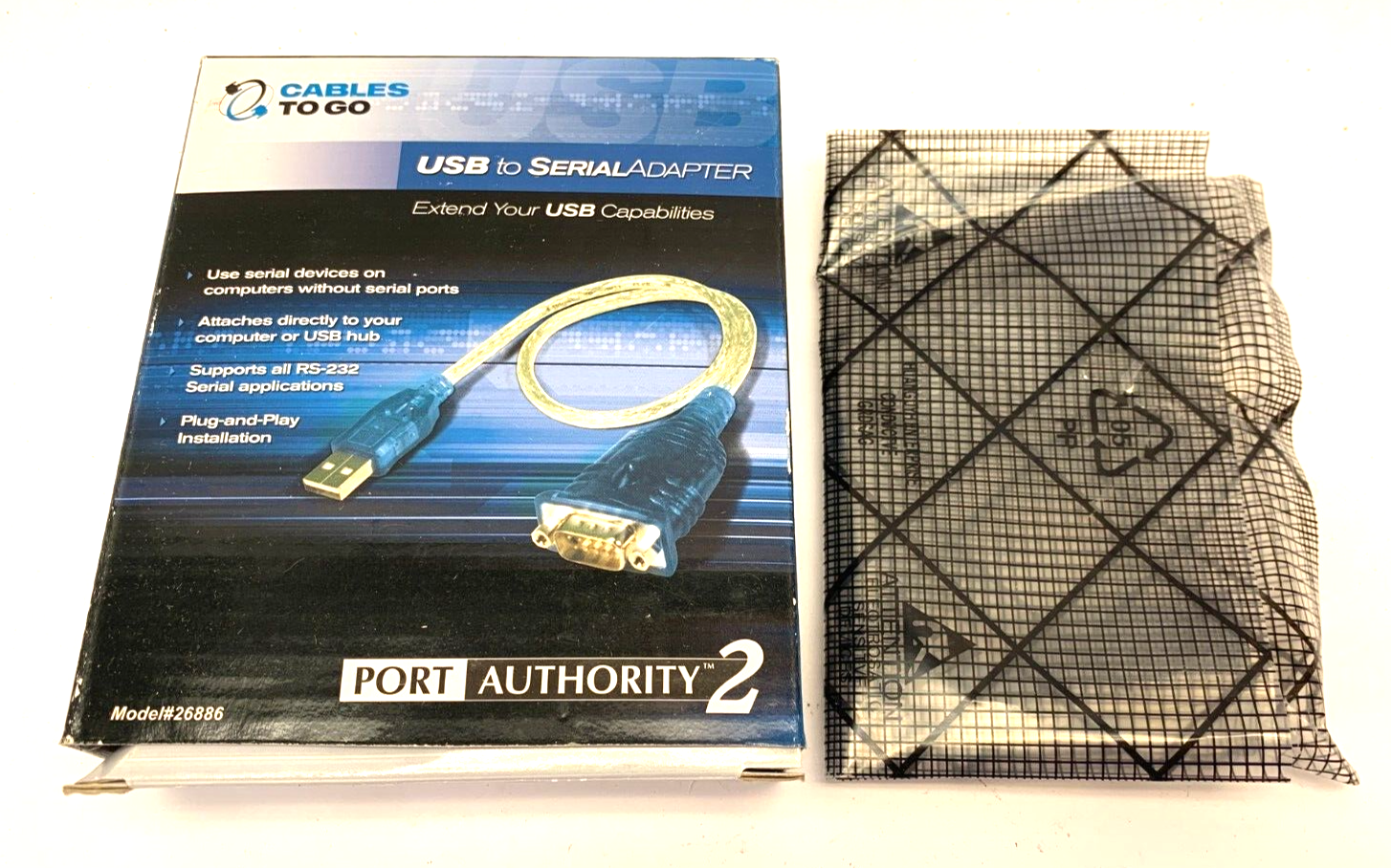 Port Authority 26886 USB to Serial Adapter - Maverick Industrial Sales