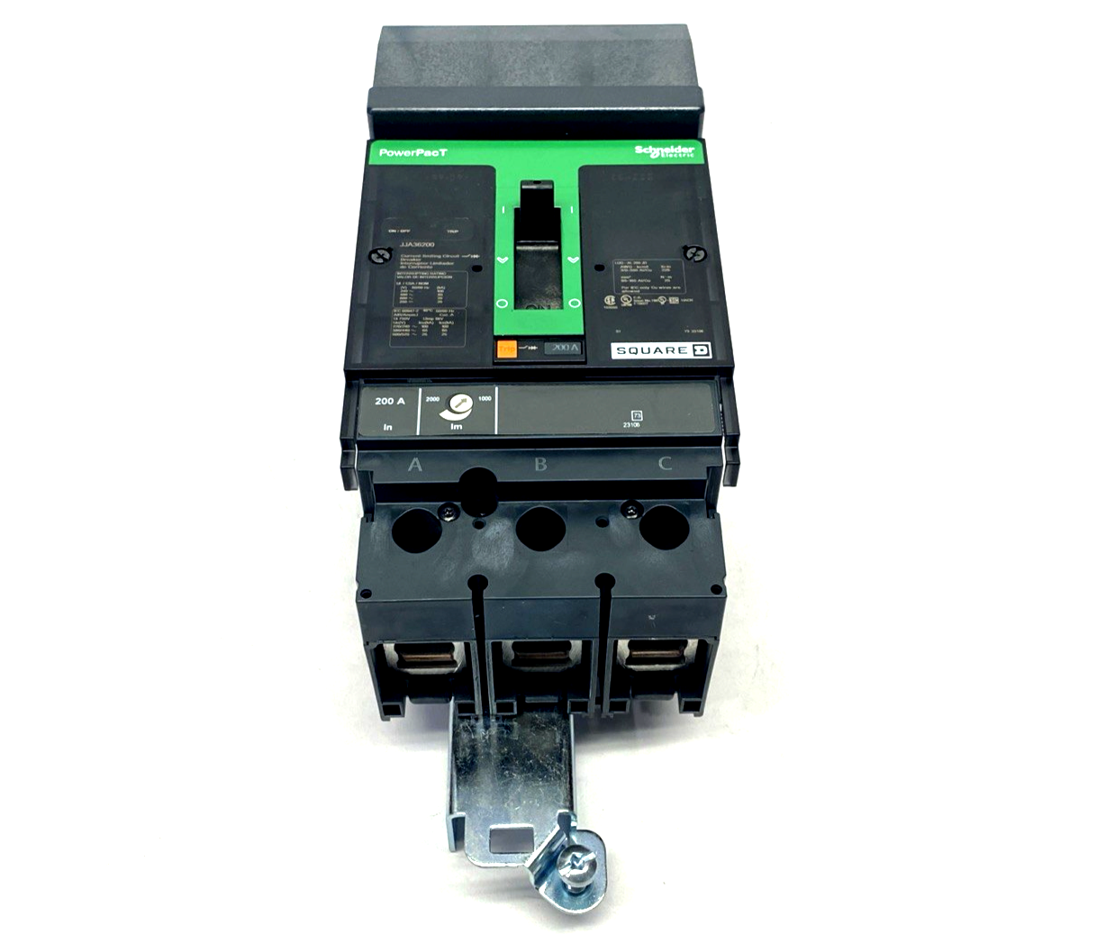 Schneider Electric JJA36200 Circuit Breaker, PowerPacT J, 200A 3P 600VAC 25kA - Maverick Industrial Sales