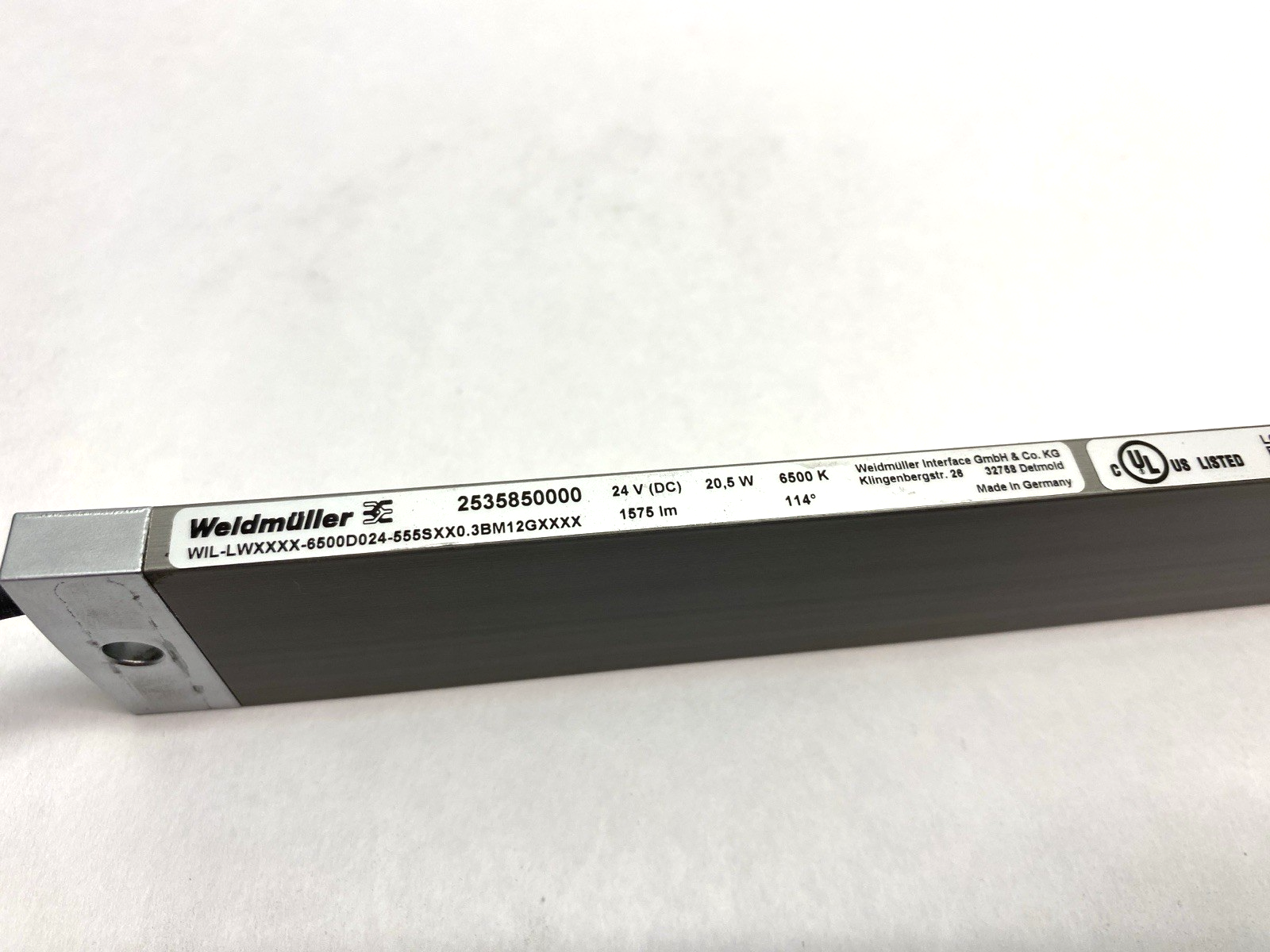 Weidmuller 2535850000 24VDC 6500K Low Voltage Lighting System - Maverick Industrial Sales