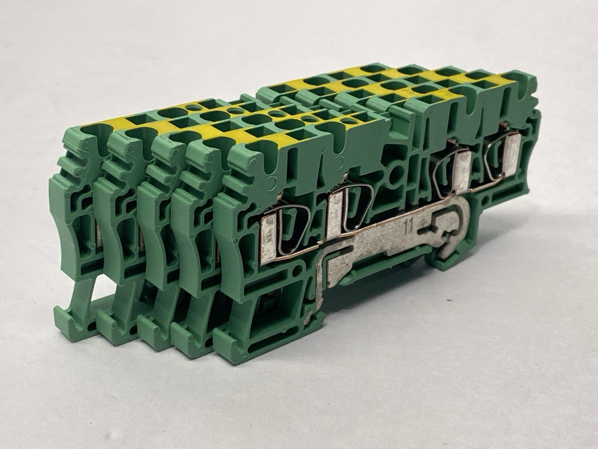 Weidmuller ZPE 2.5/4AN Terminal Tension-Clamp Connection 1608660000 LOT OF 5 - Maverick Industrial Sales