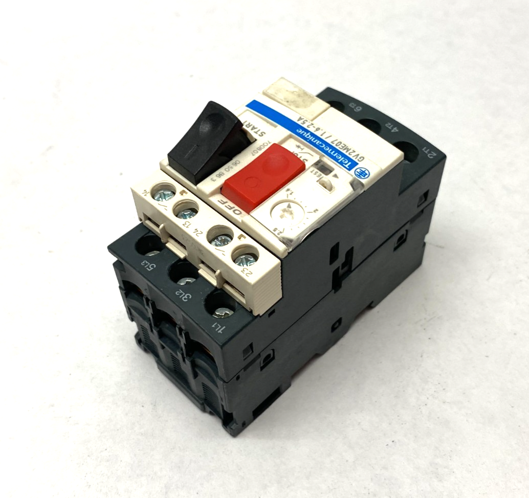 Schneider Electric Telemecanique GV2ME07 TeSys Deca Manual Starter and Protector - Maverick Industrial Sales