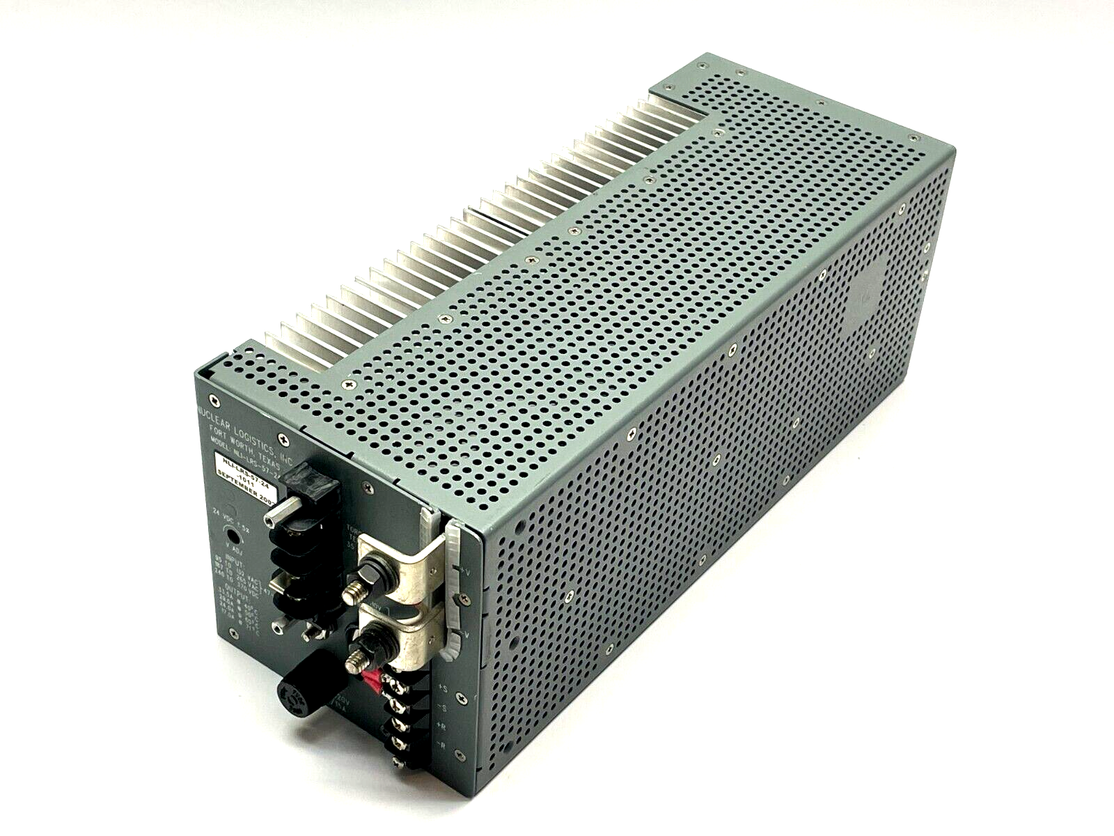 Nuclear Logistics NLI-LRS-57-24 Power Supply 24 VDC - For parts or not working - Maverick Industrial Sales