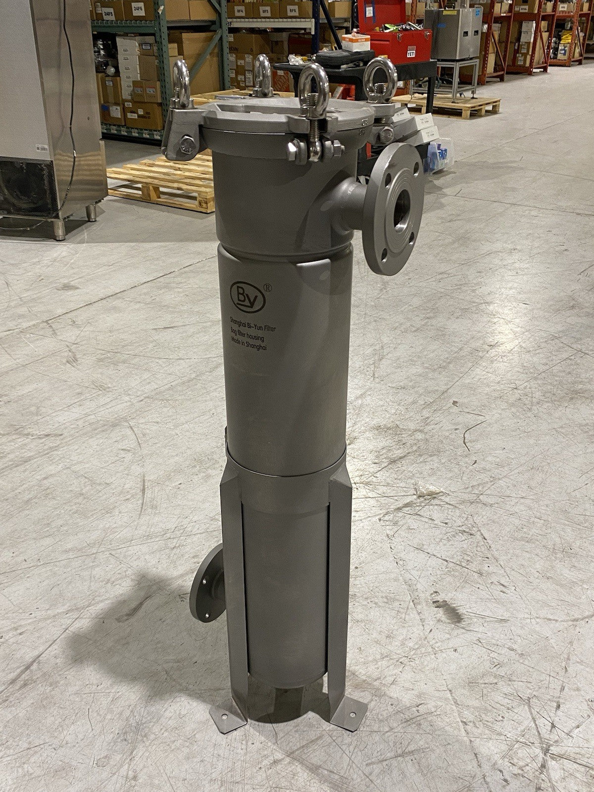 JYD-2 | Shanghai Bi-Yun Filter Single Bag Filter Housing 10 Micron - New – Open box - Maverick Industrial Sales