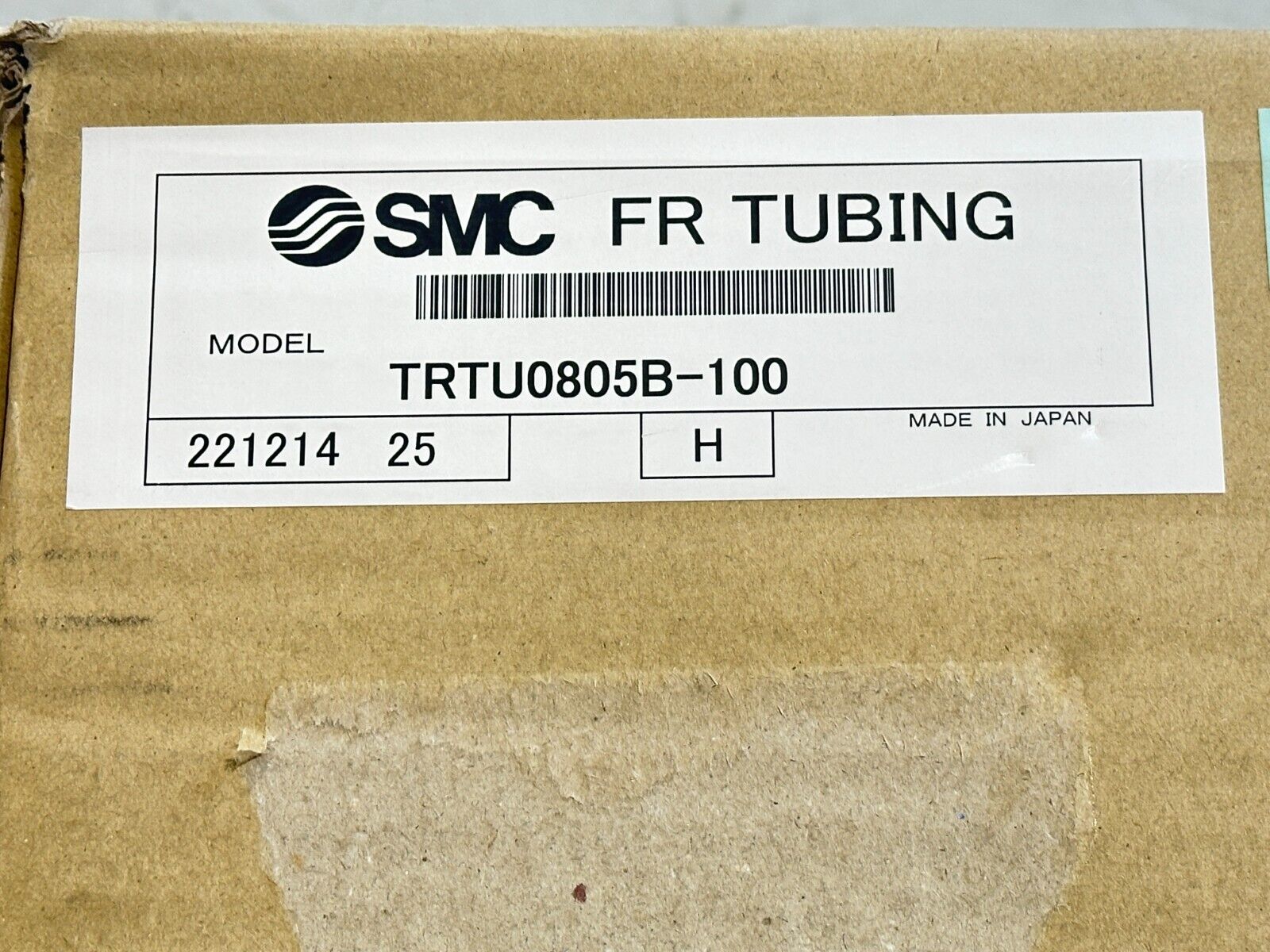 SMC TRTU0805B-100 Flame Resistant Polyurethane Tubing Black 8mm OD 5mm ID 100m - Maverick Industrial Sales