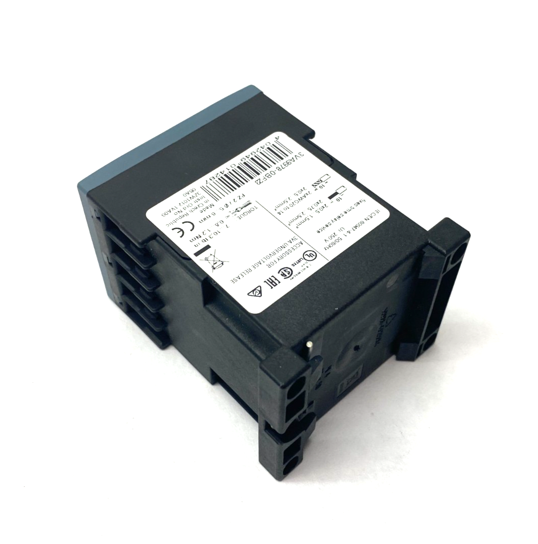 Siemens 3VA9978-0BF23 Time-Delay Device, Fixed Delay 24VDC - Maverick Industrial Sales