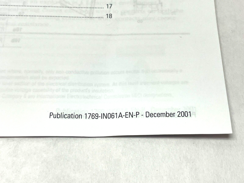 Allen Bradley 1769-IN061A-EN-P Installation Instruction Manual 1769-OA16 - Maverick Industrial Sales