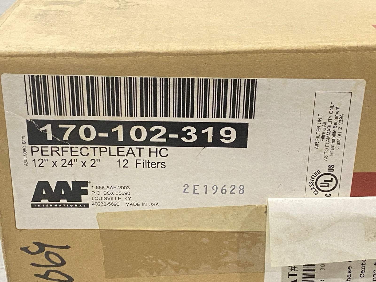 170-102-319 | AAF Flanders - Open box - Maverick Industrial Sales