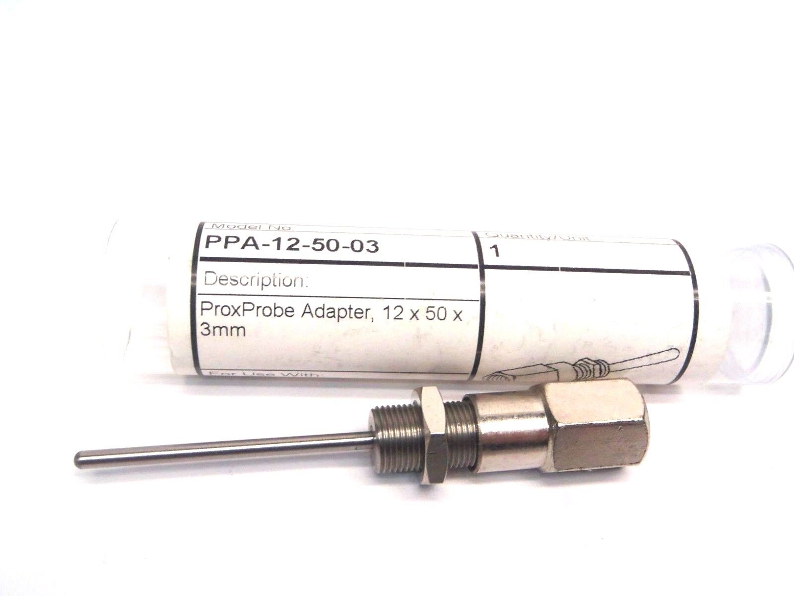 Softnoze PPA-12-50-03 ProxProbe Adapter 12x50x 3mm for M12x1 Sensors - Maverick Industrial Sales