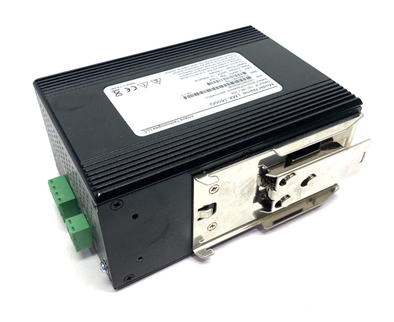 Antaira LMX-1600G Gigabit Light Layer 3 Managed Ethernet Switch 16-Port 12-48VDC - Maverick Industrial Sales