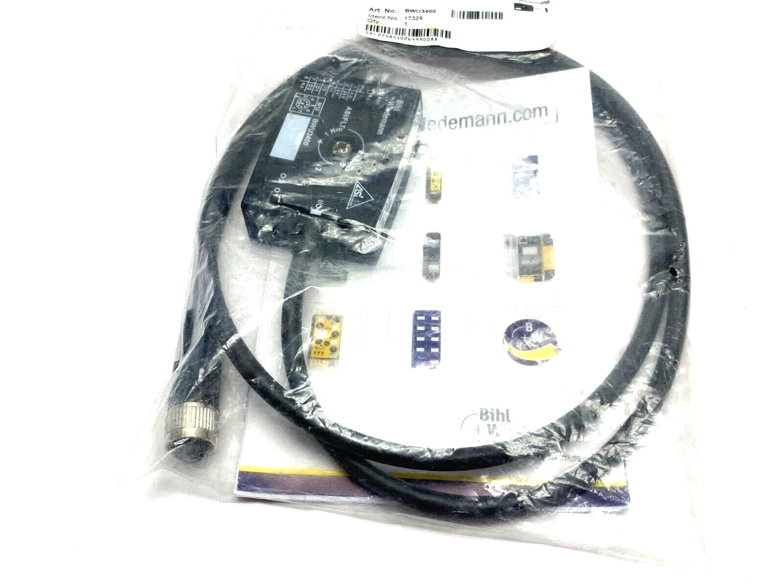Bihl+Wiedemann BWU3400 Active Distributor AS-i, 2I/2O IP67 17329 - Maverick Industrial Sales