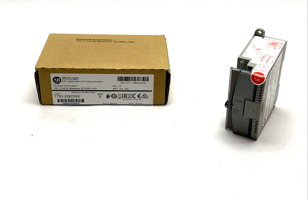 Allen Bradley MicroLogix 1762-IQ8OW6 Ser. A Relay Output 8pt 24VDC 6pt - Maverick Industrial Sales