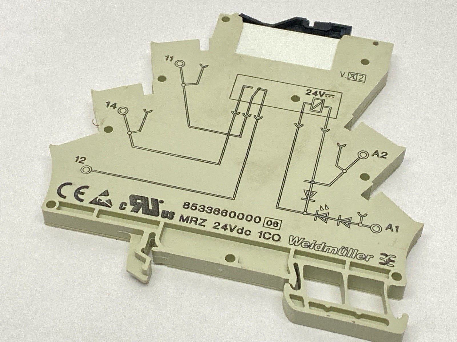 Weidmuller RSS113024 Relay 4060120000 w/ MRZ 24Vdc 1CO Base 8533660000 LOT OF 9 - Maverick Industrial Sales