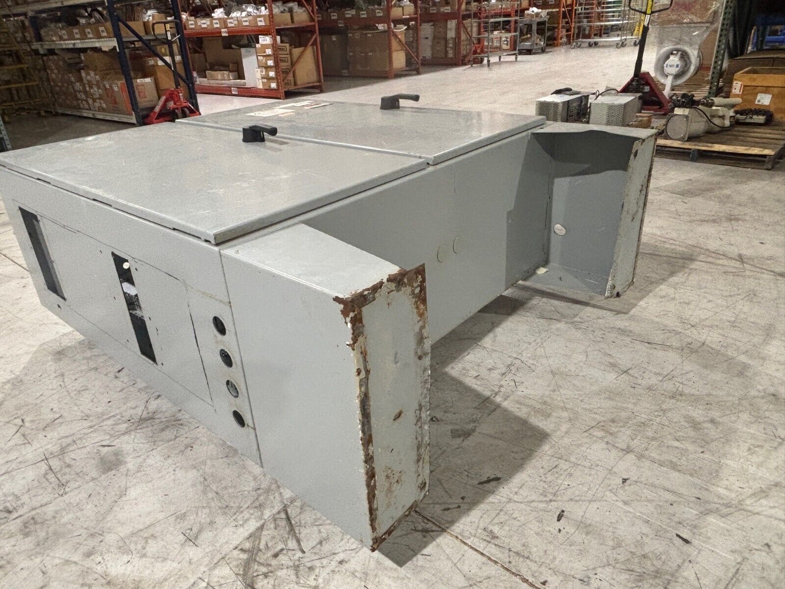 Hoffman A60X6124LPFTC Electrical Panel Enclosure, 60x61x24, Type 12, 2-Door - Maverick Industrial Sales